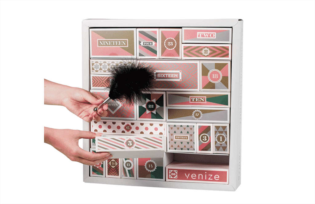 Auch venize bietet dieses Jahr einen erotischen Adventskalender an
