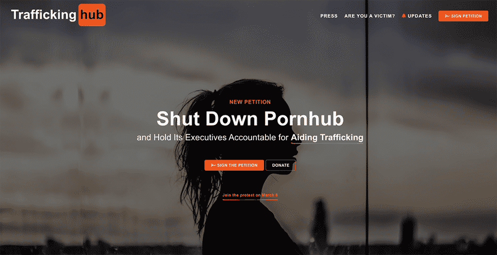 Trafficking Hub: Eine Petition fordert die Abschaltung von PornHub
